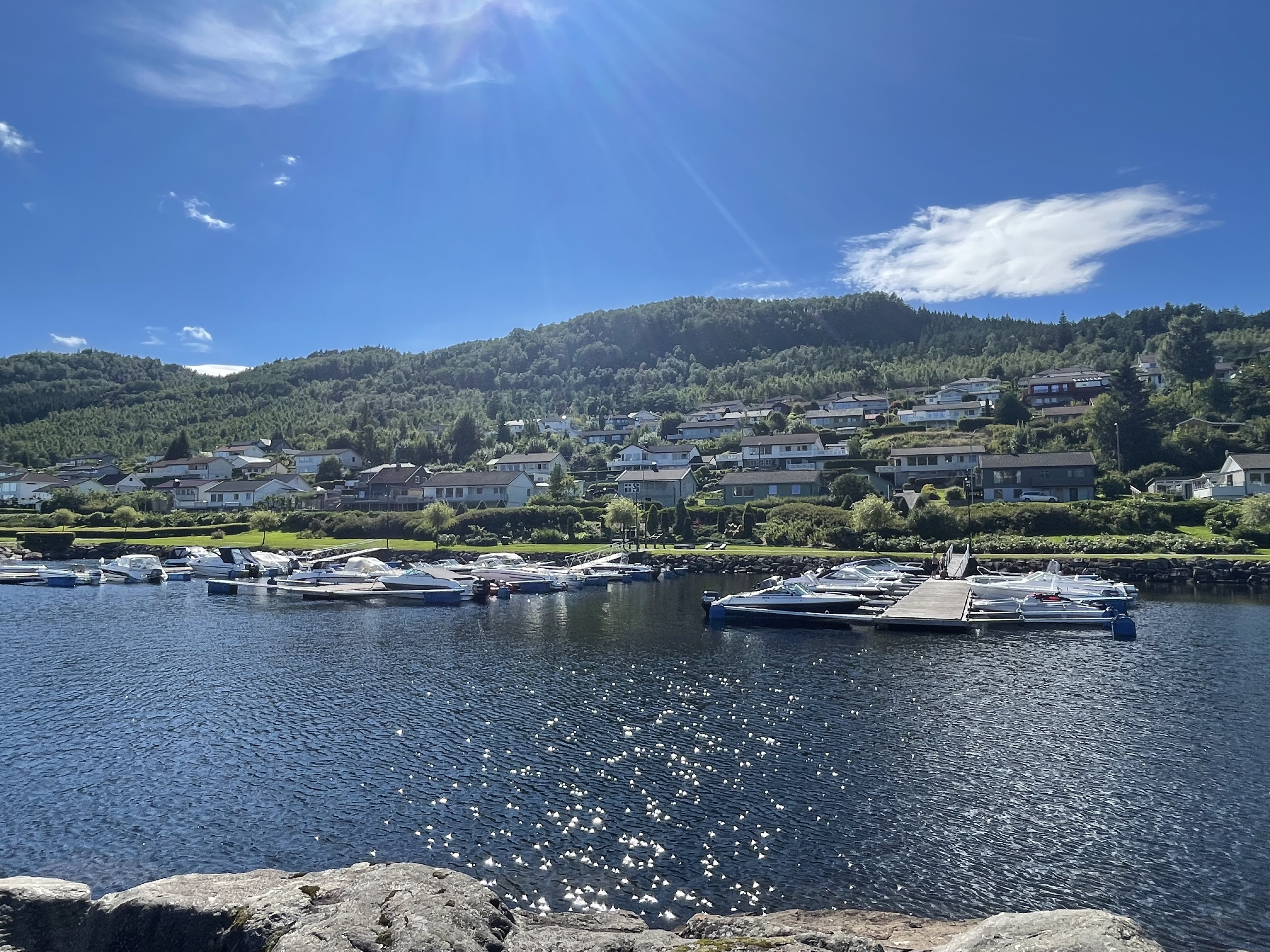 Moi sommer bilde båthavn